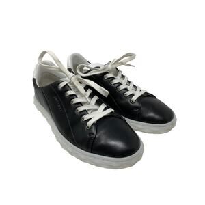 Jimmy Choo Sz 40.5 US 10.5 Diamond Light Sneakers Nappa Black White